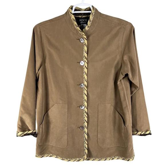 Koos Of Course Womens L Reversible Top/Jacket & Skirt Set Art To Wear Lagenlook - Picture 3 of 16